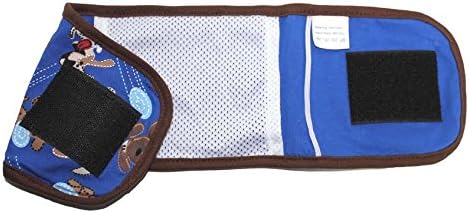 Set - 3pcs Dog Puppy Diapers Male Boy Belly Band Wrap Reusable Washable for Small Dog Breeds (Black-Blue-Green, S: Waist 10" - 11")