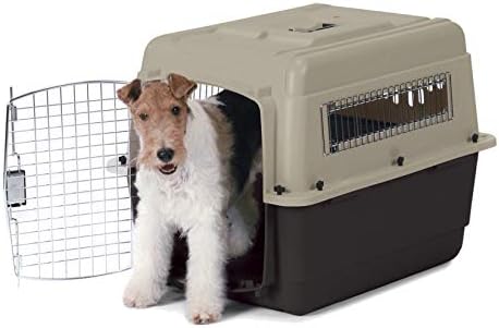 Petmate Ultra Vari Dog Kennel for Small to Medium Dogs (Durable, Heavy Duty Dog Travel Crate, Made with Recycled Materials, 28 in. Long) 25 to 30 lbs, Made in USA