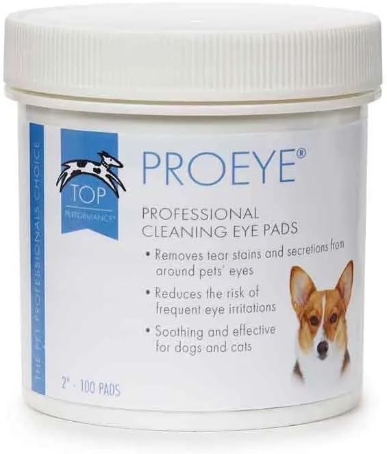 100 Pads Cleansing Wipes Dog & Cat Grooming Sets Eye Ear and Dental (Ear Wipes)