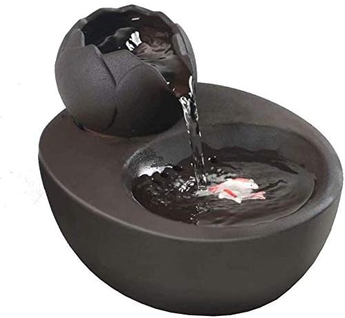 Fountains and Water Features Automatic Silence Health Safety Pet Drinking Fountain 8.2 6.57 5.43in Drinking Fountains for Dogs Pink 1.5L (Brown 1.5L)