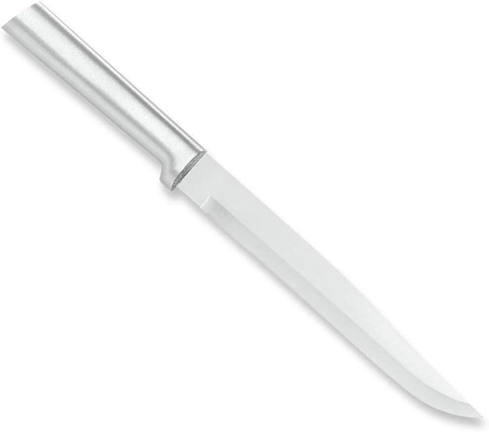 Rada Cutlery Slicer Knife (R107), 7" Stainless Steel Blade, Silver Handle, Pack of 2