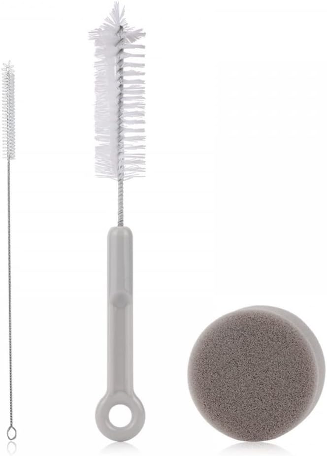 3PCS Cat Water Fountain Brushes & Sponge, Pet Drinking Dispenser Cleaning Kit for Pet Dog Cat Water Fountain Feeder Cup Bowl