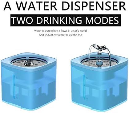 70oz/2L Automatic Cats Water Fountain Drinking Auto Feeder Water Source Dispenser for cat Small Dogs Super Quiet Pet Supplies. (Color : Infrared Sensor B Size : EU) (Infrared Sensor C JP)