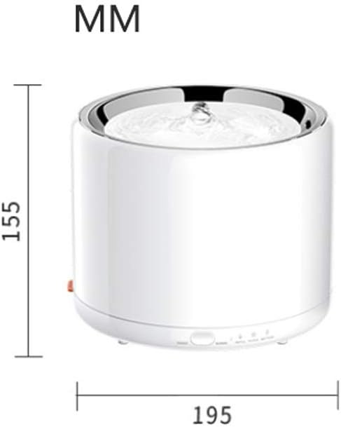 Pet Water Dispenser Stainless Steel 1.35L Automatic Pet Water Dispenser with LED Automatic ShutOff Pump Water Dispenser