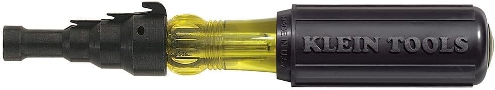 Klein Tools 85191 Screwdriver / Conduit Reamer, Made in USA, Reaming Screwdriver for 1/2, 3/4 and 1-Inch Thin-Wall Conduit