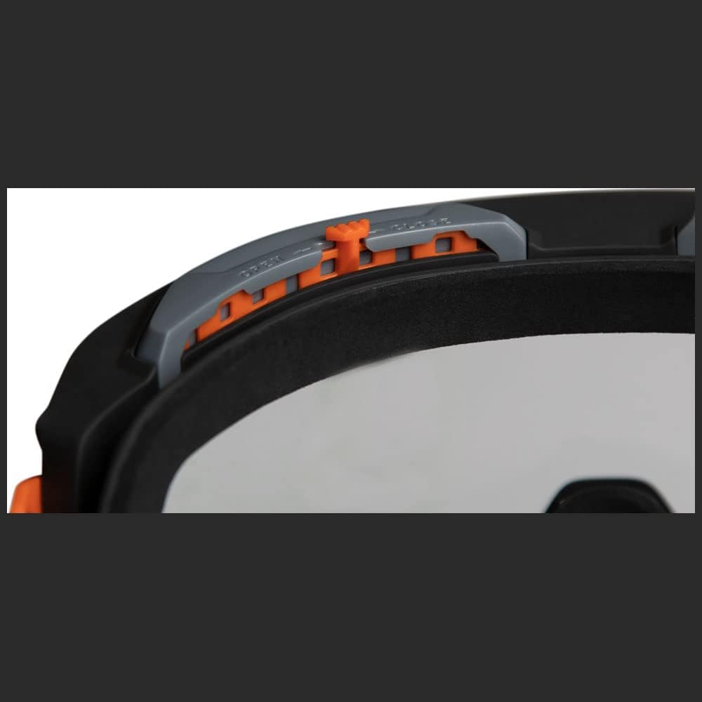 Klein Tools 60479 Safety Goggles, Clear Lens PPE Eye Protection, Anti-Fog, Scratch-Resistant, UV Protection, Adjustable Vents