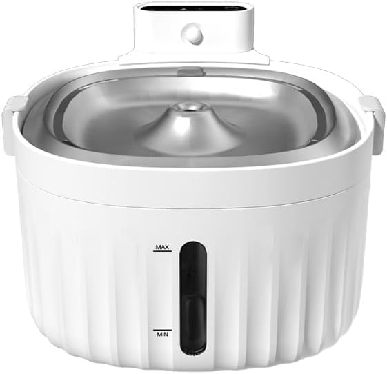 Water Fountain Automatic Dogs Pet Drinking Quiet Water Dispenser Large Capacity Quiet Intelligent Water Fountain Stainless Steel