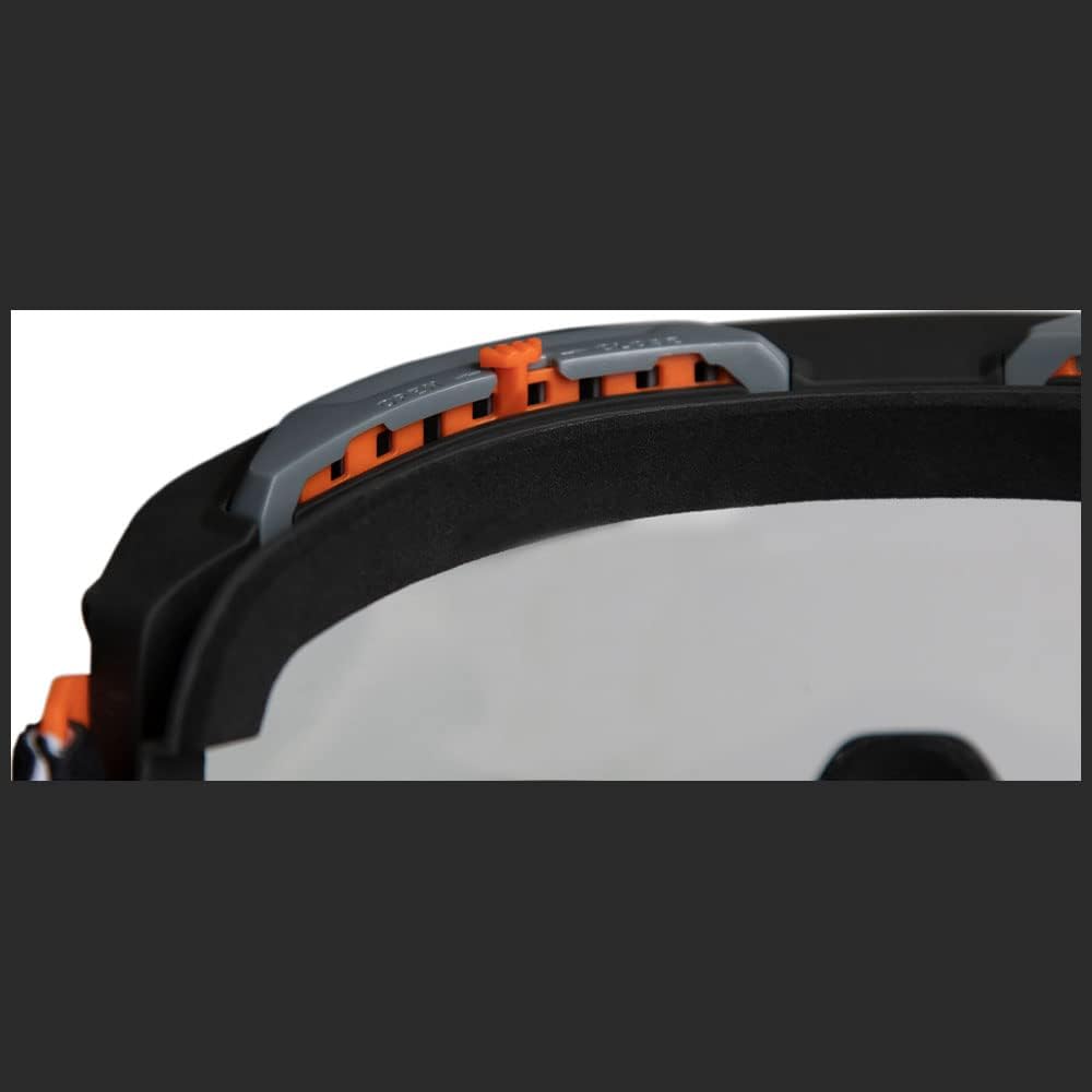 Klein Tools 60479 Safety Goggles, Clear Lens PPE Eye Protection, Anti-Fog, Scratch-Resistant, UV Protection, Adjustable Vents