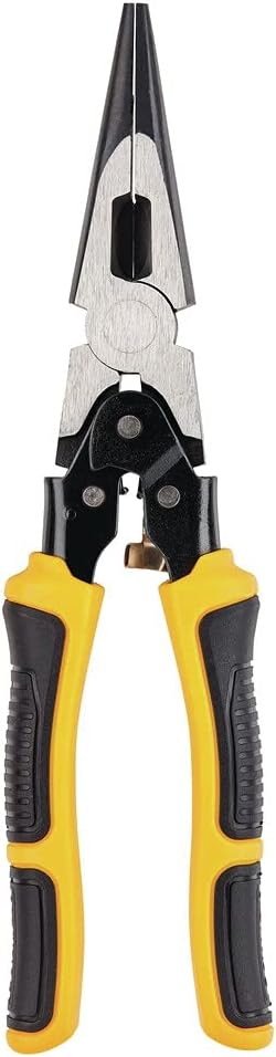 DEWALT DWHT70277 Compound Action Long Nose Pliers 9 Inch , Black
