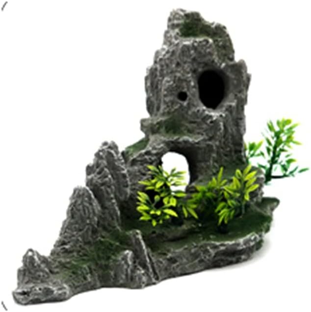 Aquarium Rockery Stone Aquatic Ornaments Fish Tank Landscaping Simulation Landscape Resin Rockery Stone Pet Accessoriess