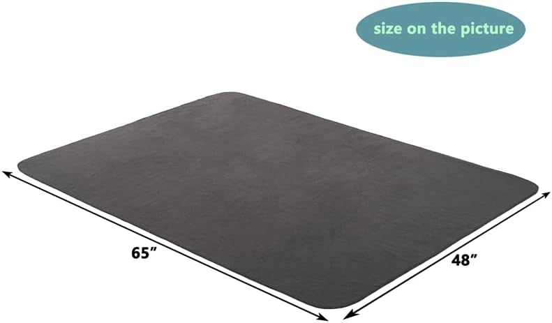 Washable Diaper Pee Training Pads, Waterproof pad, Super Absorbent, Leakproof, Dog Crate Pad, Play Pen for All Dog Breeds (48" x 48")