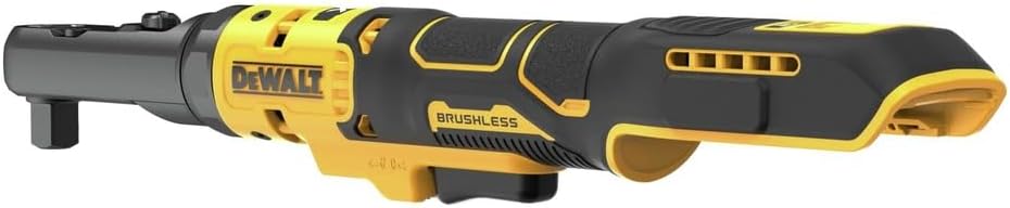 DEWALT 20V MAX XR Cordless Ratchet, 3/8" and 1/2" Sealed Head Ratchet, Bare Tool Only (DCF510B)