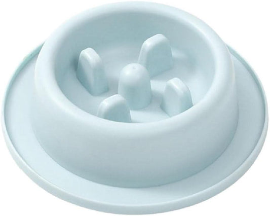 Dog Slow Feeder Round Bowl Interactive Fun Shape Durable Bowls Bloat Stop Preventing Choking For Medium Small Dogs Pet Slow Food Bowl