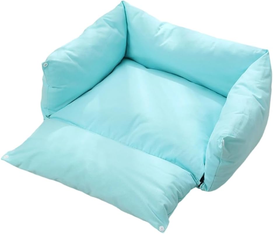 Large Pet Bed with Removable Cushion & Detachable Cover, Soft Thicken Nest for Dogs Cats,