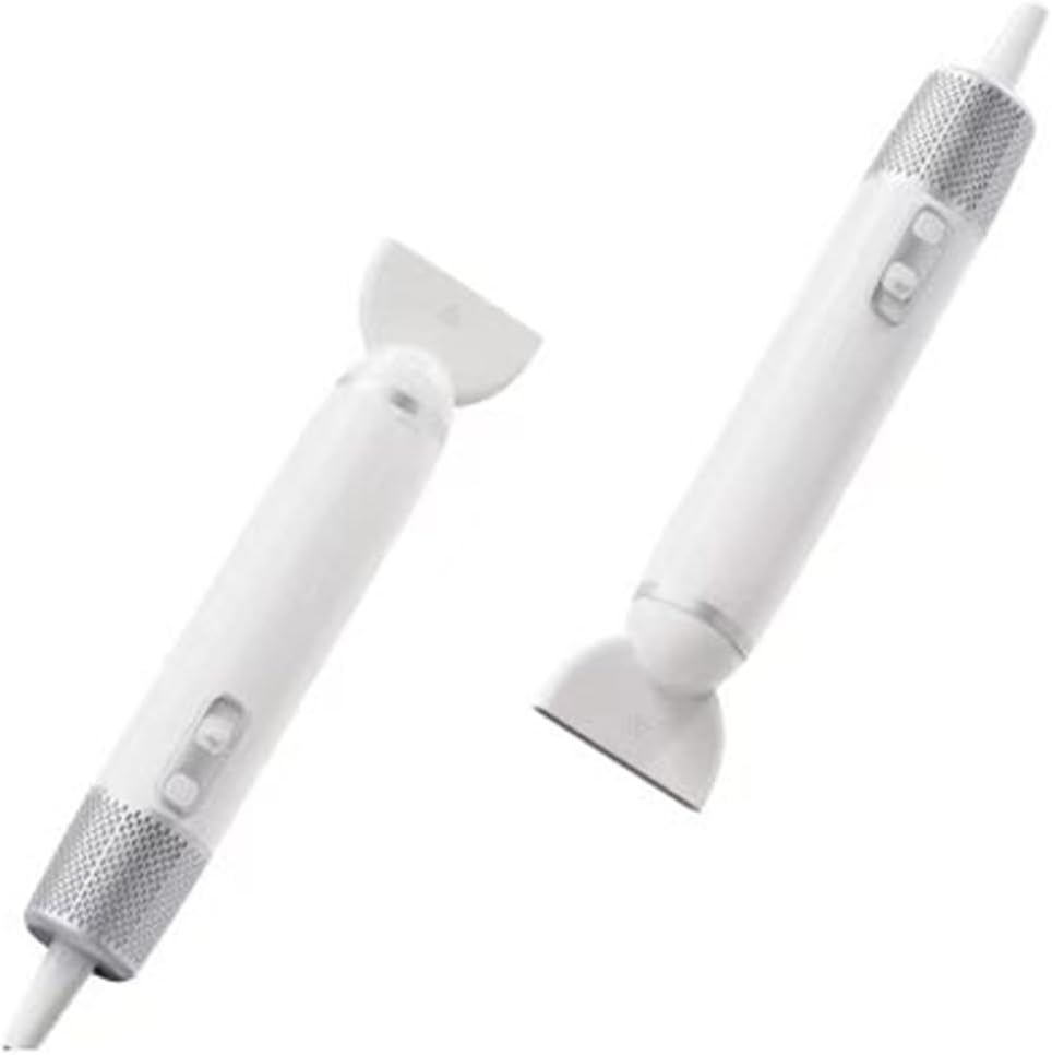 Dog Dryer Handheld Pet Hair Dryer, 3HP High-Velocity Blower with 3 Speeds & 4 Temps Lightweight, Quiet Design. Portable Blow for Travel & Home Grooming. Includes 3 Nozzles (White)