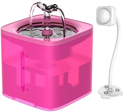 70oz/2L Automatic Cats Water Fountain Drinking Auto Feeder Water Source Dispenser for Cat Small Dogs Super Quiet Pet Supplies. (Colour: Infrared Sensor B Size: EU) (Infrared Sensor C EU)