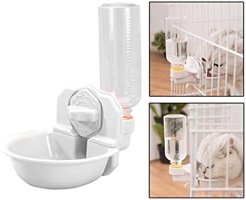 Bottle Hanging Pet Puppy Water Bottle Cat Water Drinking Fountains for Cage Dispenser (750ml)