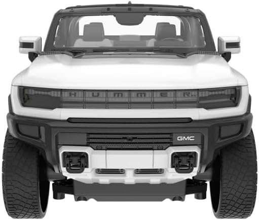 RASTAR Remote Control Car 1/16 Scale GMC Hummer EV Pickup RC Car, Electric Off-Road Monster, RC Hummer Truck for Kids Boys, White 2.4G