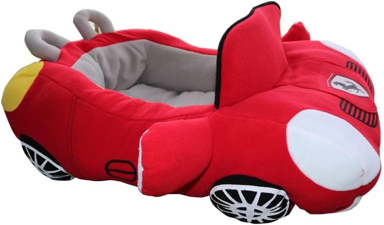 BADASS SHARKS Car Shape Puppy Pet Dog Cat Bed Plush Car Pet Bed Car Shape Luxury Dog Cat Bed Pet House Teddy Warm Sofa Puppy Nest Cushion Kitten Winter Fashion Padded Kennel with Mat Soft Bed