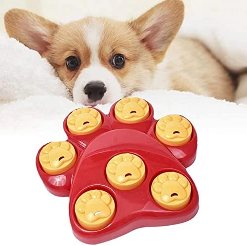 Pet Puzzle Toy IQ Treat Bowl, 2in1 Puppy Toys and Slow Food Bowl, Pet Intelligence Toys (Color : A, Size : 255cm)