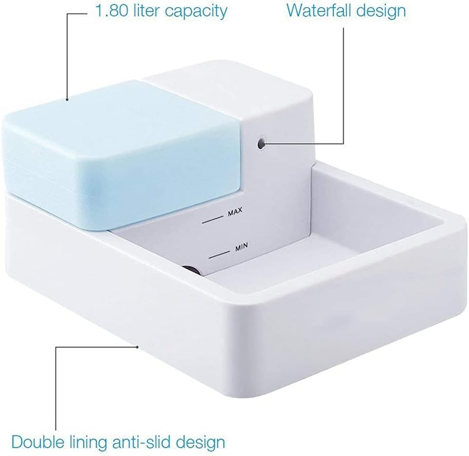 Cats Water Dispenser LED Lighting Automatic Pet Dog Feeder 1.8L Water Fountain Supplies Quiet Drinking Bowl Cats Accessories