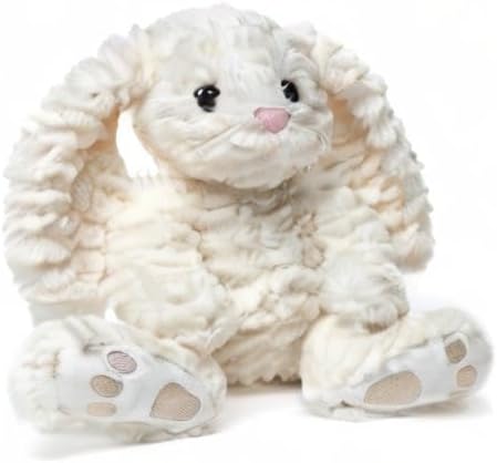 Bearington Creamy The Easter Bunny Stuffed Animal - 10" Soft Plush Rabbit Toy with Fluffy Fur - Adorable Toy Bunny with Cuddly Design - Cute Easter Stuffed Animal Gift for Kids and Babies