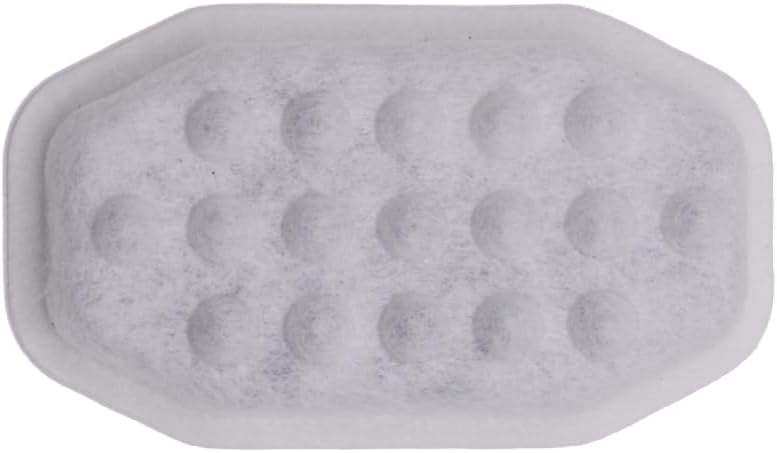 Cat Water Fountain Filters, 8 PCS Replacement Filters & 8 PCS Sponges Pre-Filter Sponges for 3.2L/108oz Automatic Pet Fountain Dog Water Fountain