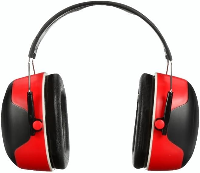 3M Pro-Grade Earmuff, Noise Reduction Rating (NRR) 30 dB, Lightweight & Adjustable Ear Muffs, Reduce Pressure Points For All-Day Comfort, Steel Wire Headband With Rubber Overmold Design (90565-4DC-PS)
