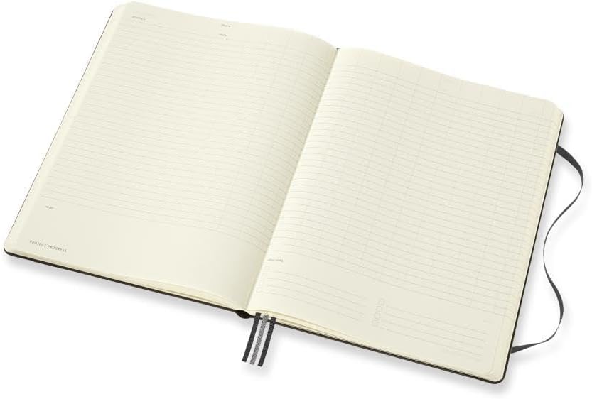 Moleskine PRO Project Planner, Hard Cover, XL (7.5" x 9.5") Black, 288 Pages