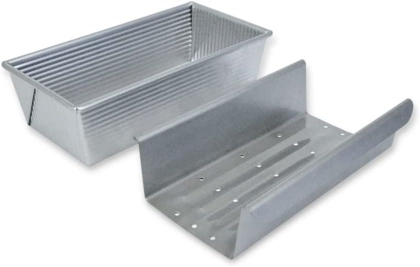 USA Pan Bakeware Aluminized Steel Meat Loaf Pan with Insert