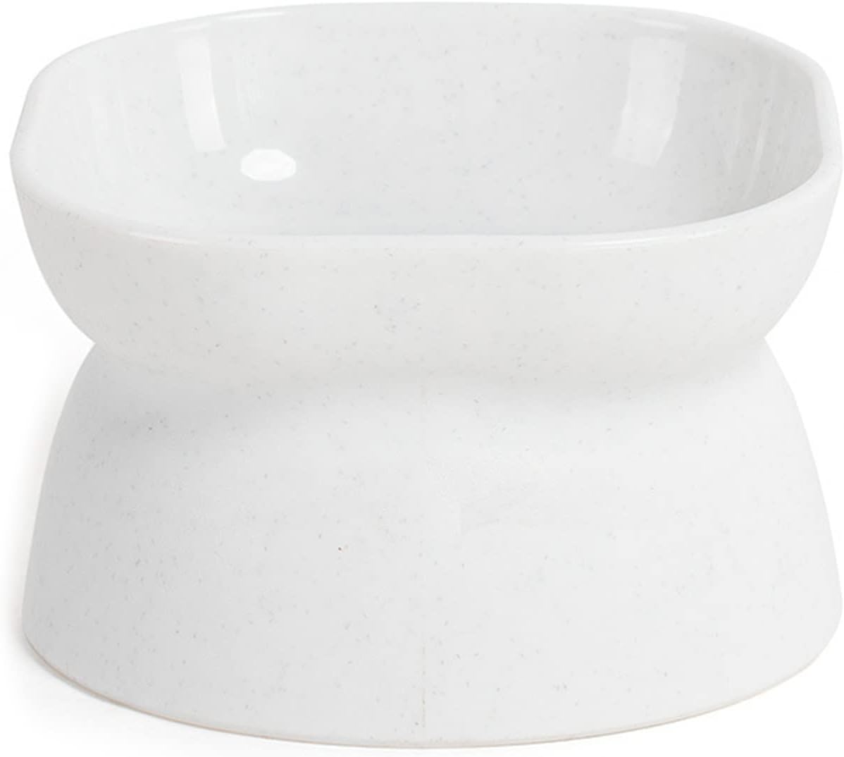 Cats Food Bowls Elevated Cats Bowls for Food and Water with Base Stand Bowl 10° Raised Single Bowl Elevated Dog Bowls