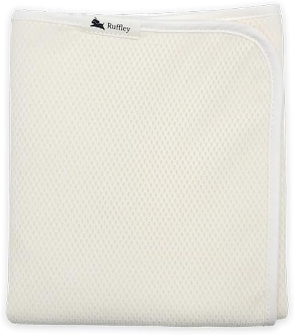 Eco Pad: Washable & Reusable Dog Pee Pad - Zero Trash, Superior Absorbency, Odor Control, Non-Slip, Perfect Waterproofing - Eco-Friendly Solution Ivory (M, 1)