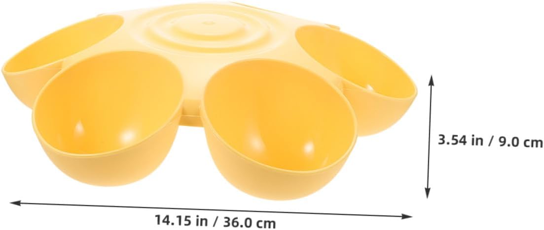 FAVOMOTO 2pcs Flower Petal Shaped Pet Food Bowls Plastic Dog Feeding and Drinking Bowls Household Dog Food Containers for Cats and Puppies Indoor Use