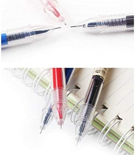 BEMLP Gel Ink Pen Extra fine point pens Ballpoint pen Liquid Ink Rollerball Pens 0.35mm Premium Quick Drying Pen for Japanese Office School Stationery Supply 12 Packs (4 Black 4 Blue 4 Red)