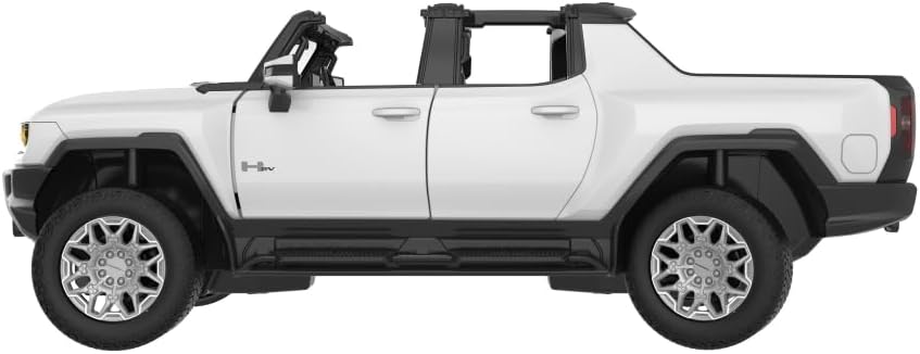 RASTAR Remote Control Car 1/16 Scale GMC Hummer EV Pickup RC Car, Electric Off-Road Monster, RC Hummer Truck for Kids Boys, White 2.4G