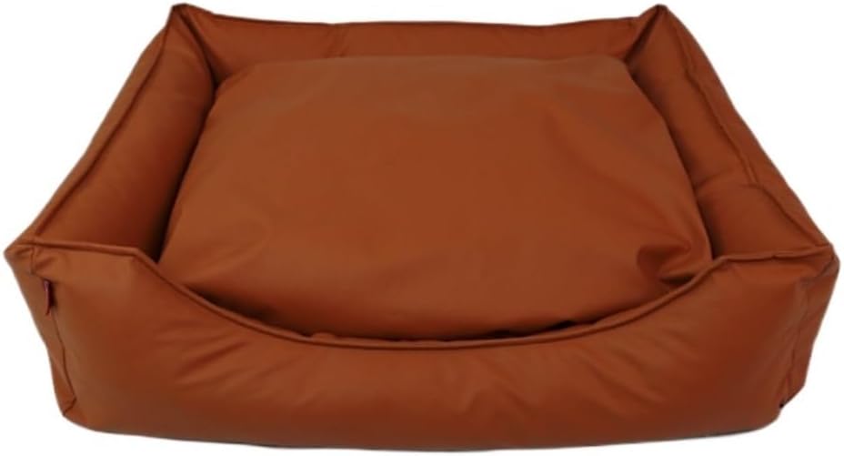 Dog Bed Creative Waterproof Kennel Pet Bed Sofa Cat Kennel Supplies Kennel Sponge Removable and Washable Comfortable Dog Bed Pet Bed (Color : Gray, Size : M:72 * 50 * 20cm) (Coffee XL:104*90*20cm)