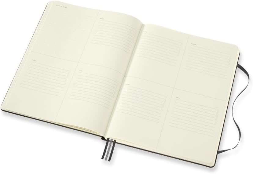 Moleskine PRO Project Planner, Hard Cover, XL (7.5" x 9.5") Black, 288 Pages