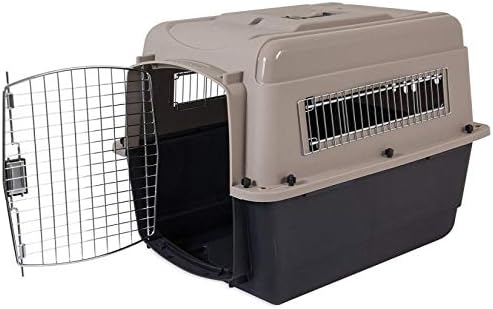 Petmate Ultra Vari Dog Kennel for Small to Medium Dogs (Durable, Heavy Duty Dog Travel Crate, Made with Recycled Materials, 28 in. Long) 25 to 30 lbs, Made in USA