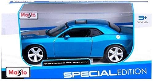Maisto 1:24 Scale 2008 Dodge Challenger SRT8 Diecast Vehicle (COLORS VARY) , Blue