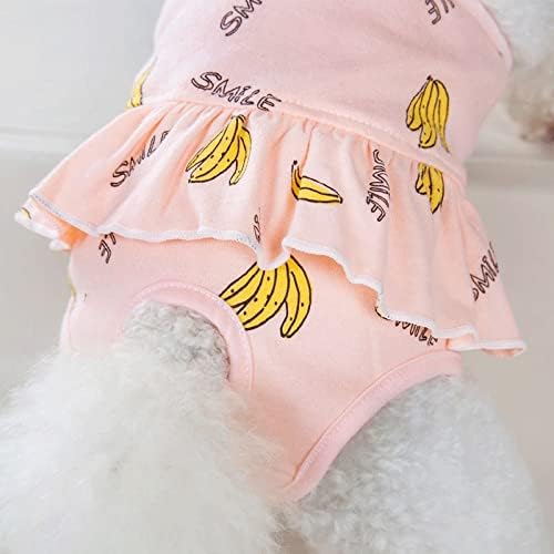 Pet Printed Physiological Pants Sling Pet Hygiene Panties Shorts Panties Toilet Paper Diapers Washable Pants (Color : Green Size: XL Code) (Green M Code)