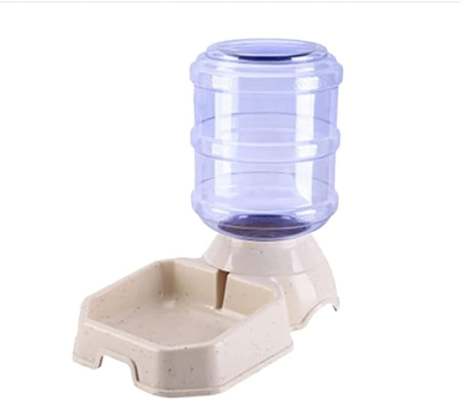 Water Dispenser 3.8L Big Capacity Automatic Dog Food Feeder Water Set Unplugged Fountain Dispenser Waterer Self Feeding Bowl for Small Large Pet Dog Cat Puppy cat Fountain (Size : Feeders) ( Water