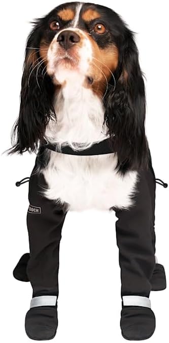 Canada Pooch Suspender Boots for Dogs, 3, Black
