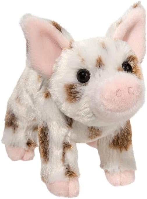 Douglas Yogi Brown Spotted Pig Plush Stuffed Animal