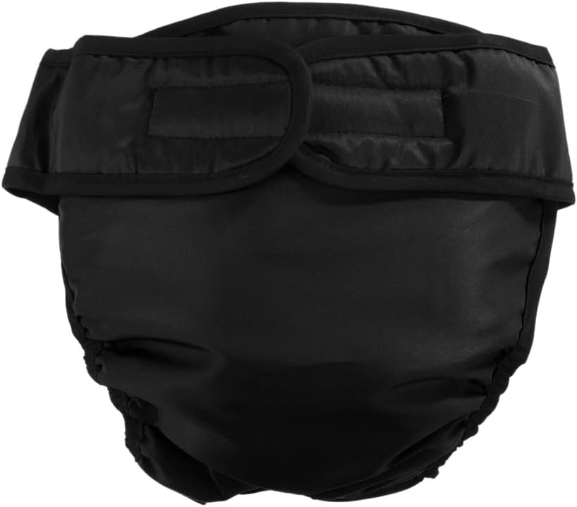 Pet Diapers Physiological Pants Sanitary Washable Female Pet Panties Shorts Pet Pants (Color : Blue Size: M Code) (Black XL Code)