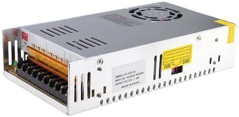 BMOUO 12V 30A DC Universal Regulated Switching Power Supply 360W for CCTV, Radio, Computer Project, LED Strip Lights, 3D Printer