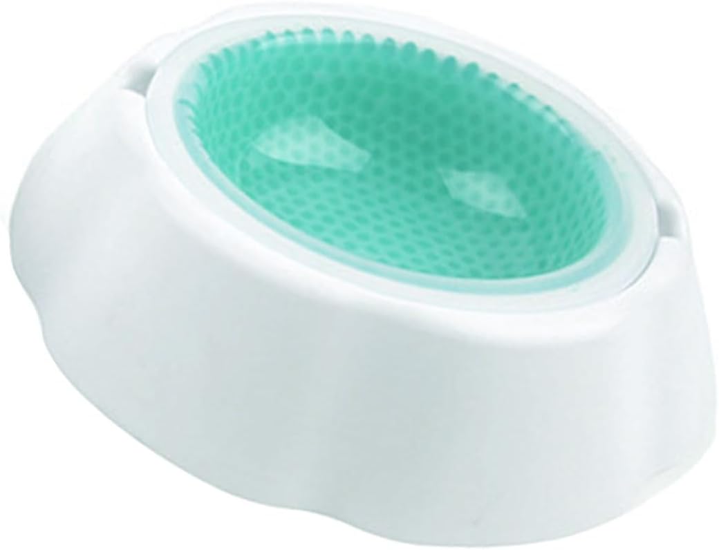 BESPORTBLE Pet Cooler Bowl with Condensate Beads Design for Dogs and Cats Easy to Clean Indoor Water and Food Dish with Smooth Surface