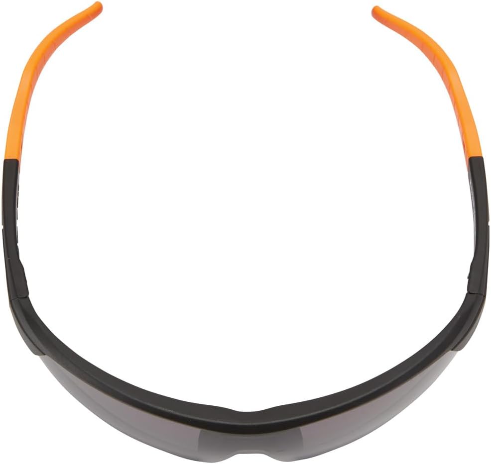 KLEIN TOOLS 60160 Safety Glasses, PPE Protective Eyewear with Semi Frame, Scratch Resistant and Anti-Fog, Gray Lens