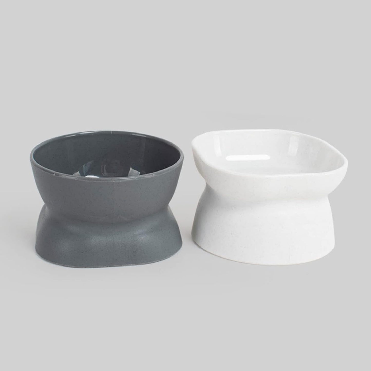 Cats Food Bowls Elevated Cats Bowls for Food and Water with Base Stand Bowl 10° Raised Single Bowl Elevated Dog Bowls