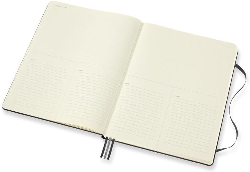 Moleskine PRO Project Planner, Hard Cover, XL (7.5" x 9.5") Black, 288 Pages