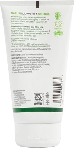 BULLDOG Mens Skincare and Grooming, Original Face Wash, 5 Fluid Ounce